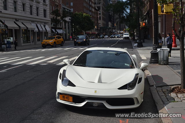 Ferrari 458 Italia spotted in Manhattan, New York