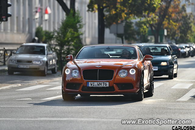 Bentley Continental spotted in Warsaw, Poland