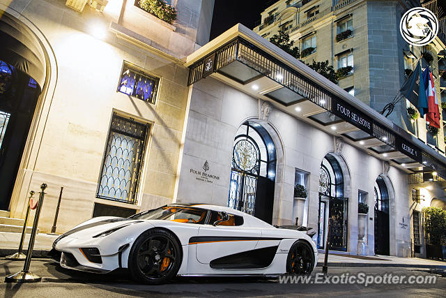 Koenigsegg Regera spotted in Paris, France