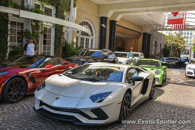 Lamborghini Aventador spotted in Beverly Hills, California