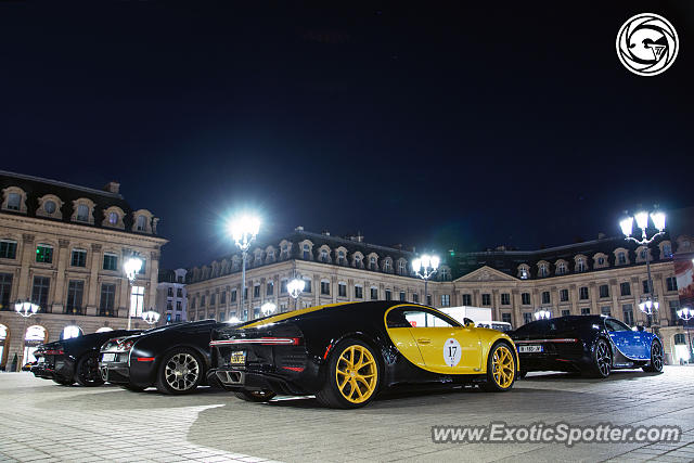 Bugatti Chiron spotted in Paris, France