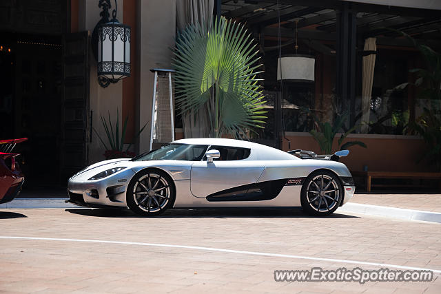 Koenigsegg CCXR Trevita spotted in Newport Beach, California