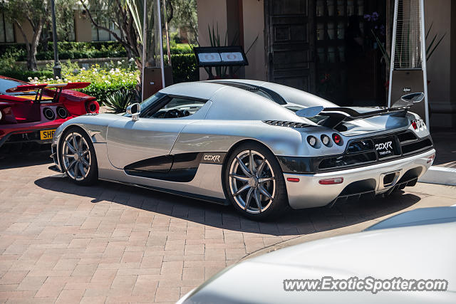 Koenigsegg CCXR Trevita spotted in Newport Beach, California