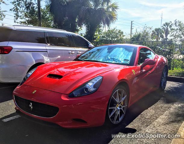 Ferrari California spotted in Jacksonville, Florida