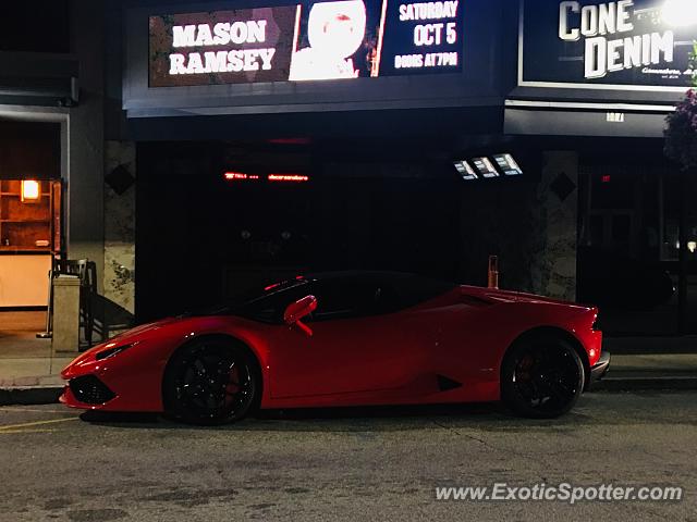 Lamborghini Huracan spotted in Greensboro, North Carolina