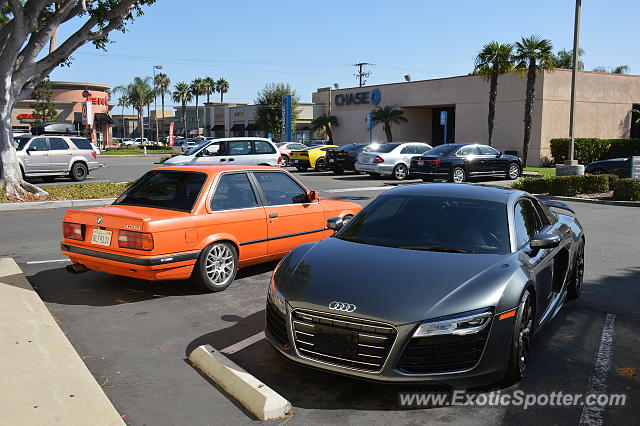 Audi R8 spotted in Costa Mesa, California