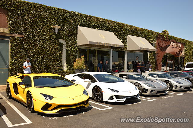 Lamborghini Aventador spotted in Newport Beach, California