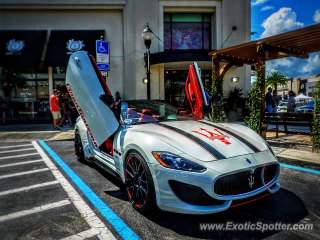 Maserati GranCabrio spotted in Miami, Florida