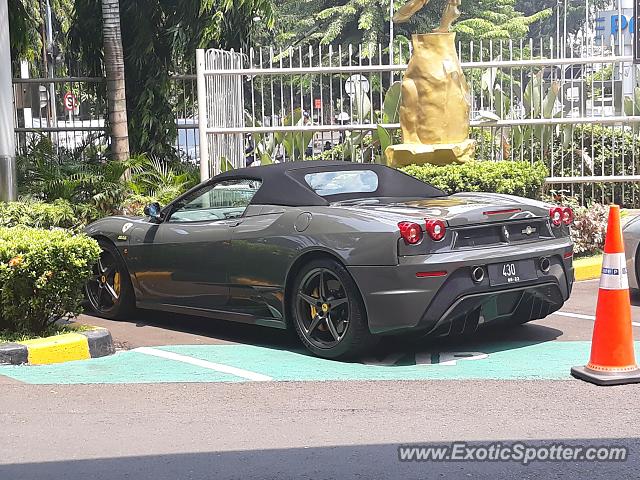 Ferrari F430 spotted in Jakarta, Indonesia