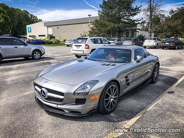 Mercedes SLS AMG spotted in Bloomington, Indiana