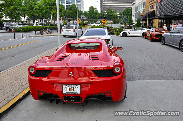Ferrari 458 Italia spotted in Buckhead, Georgia
