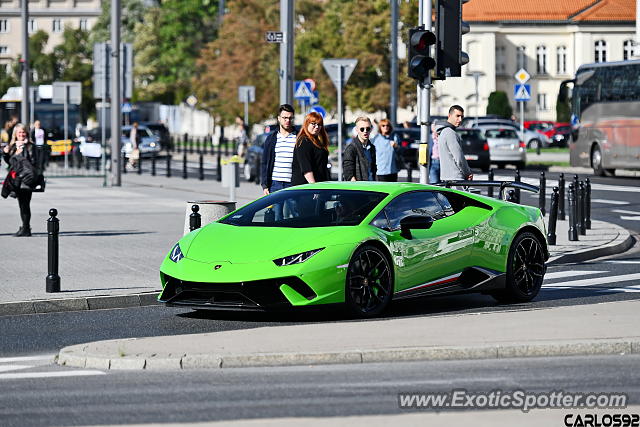 Lamborghini Huracan spotted in Warsaw, Poland