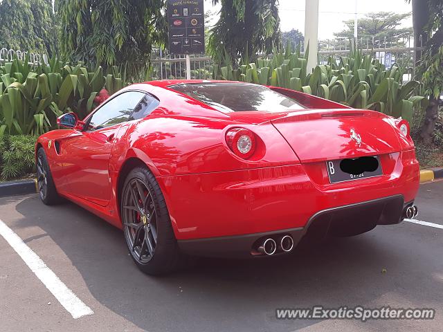 Ferrari 599GTB spotted in Jakarta, Indonesia