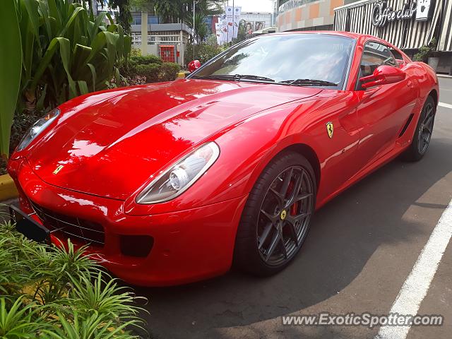 Ferrari 599GTB spotted in Jakarta, Indonesia