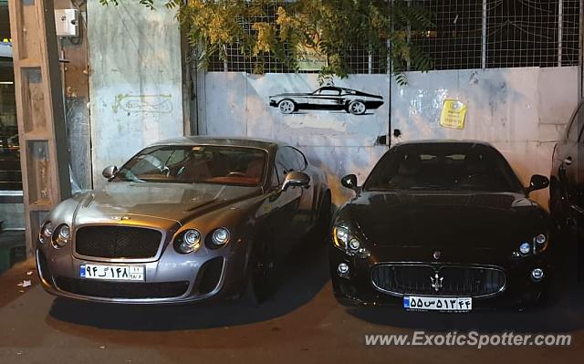 Bentley Continental spotted in Tehran, Iran