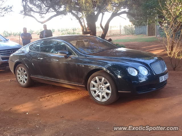Bentley Continental spotted in Lichtenburg, South Africa