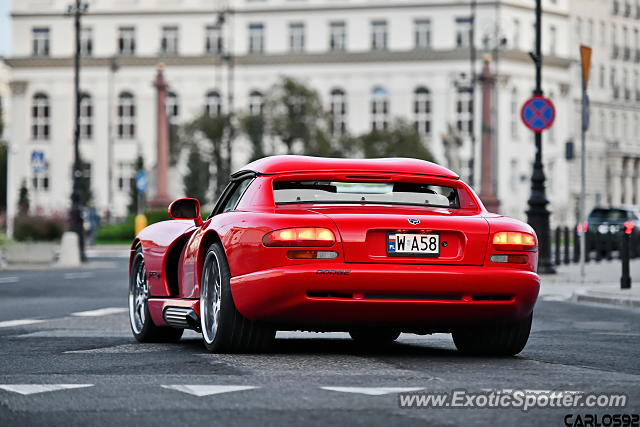 Dodge Viper spotted in Warsaw, Poland