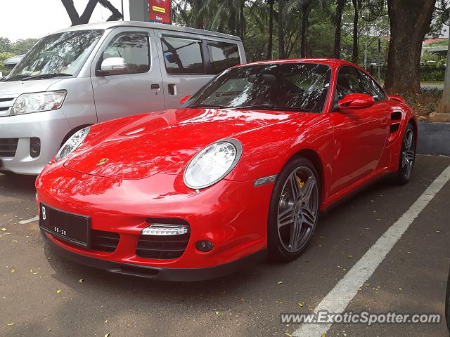 Porsche 911 Turbo spotted in Tangerang, Indonesia