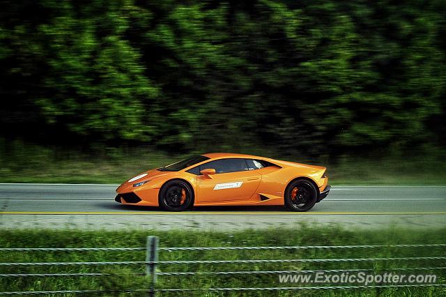 Lamborghini Huracan spotted in Ashland, Ohio