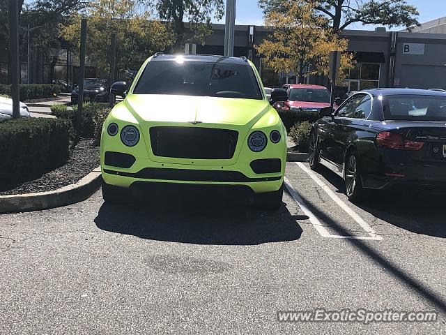 Bentley Bentayga spotted in Wayne, New Jersey