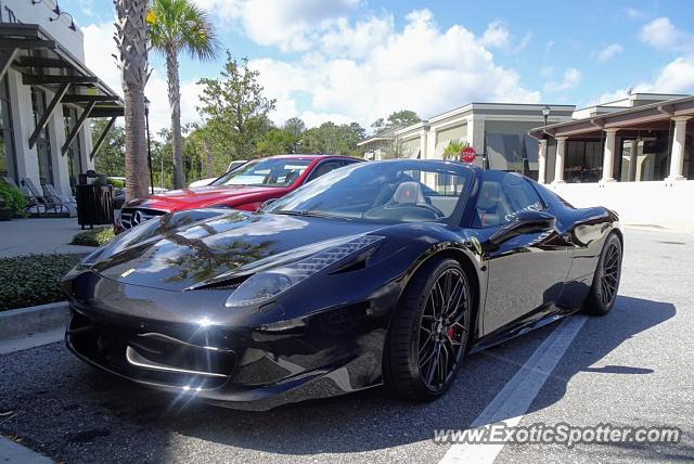 Ferrari 458 Italia spotted in Ponte Vedra, Florida