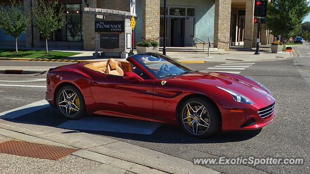 Ferrari California spotted in Wayzata, Minnesota