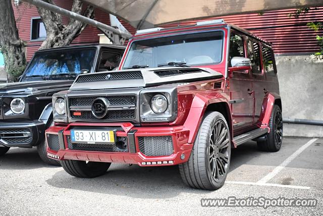 Mercedes 4x4 Squared spotted in Cap martin, France
