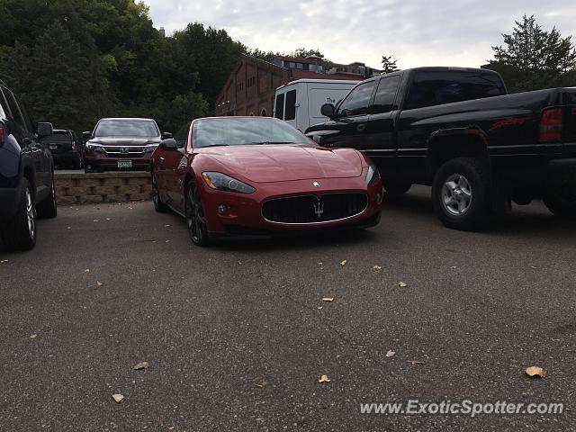 Maserati GranCabrio spotted in Stillwater, Minnesota