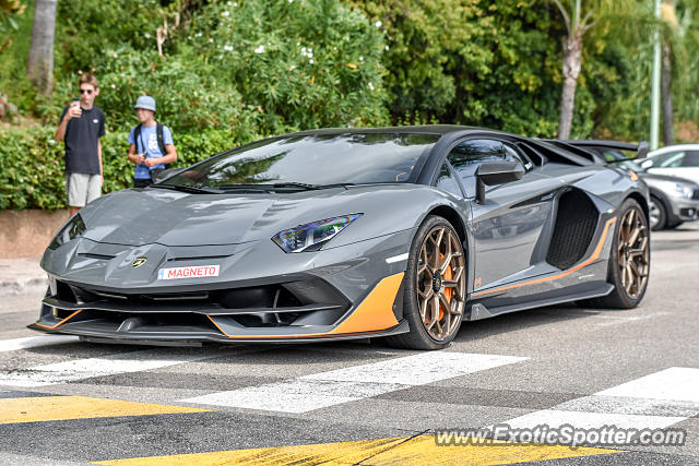 Lamborghini Aventador spotted in Cap Martin, France