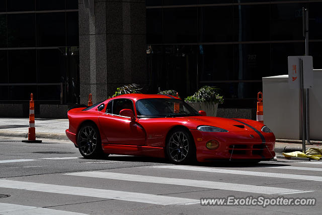 Dodge Viper spotted in Minneapolis, Minnesota
