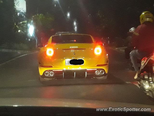 Ferrari California spotted in Jakarta, Indonesia