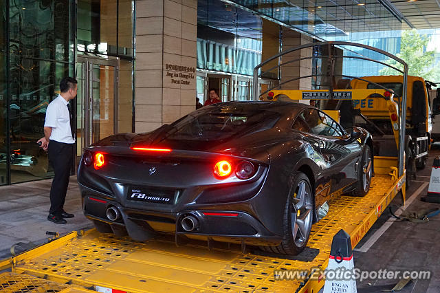 Ferrari F8 Tributo spotted in Shanghai, China