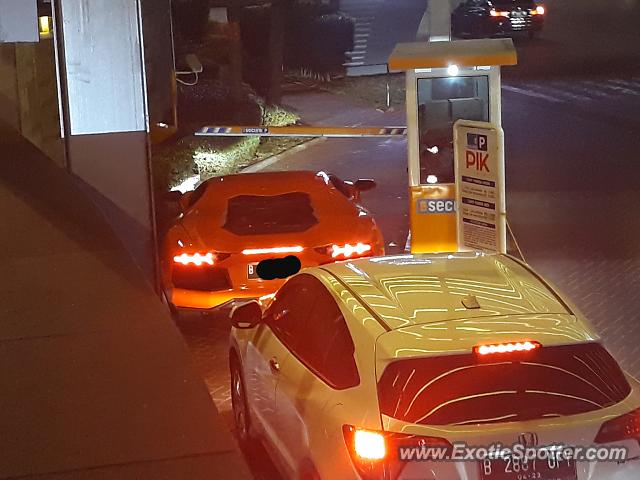 Lamborghini Aventador spotted in Jakarta, Indonesia