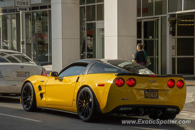 Chevrolet Corvette ZR1 spotted in Beverly Hills, California