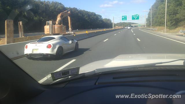 Alfa Romeo 4C spotted in Jackson, New Jersey
