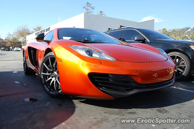 Mclaren MP4-12C spotted in Malibu, California