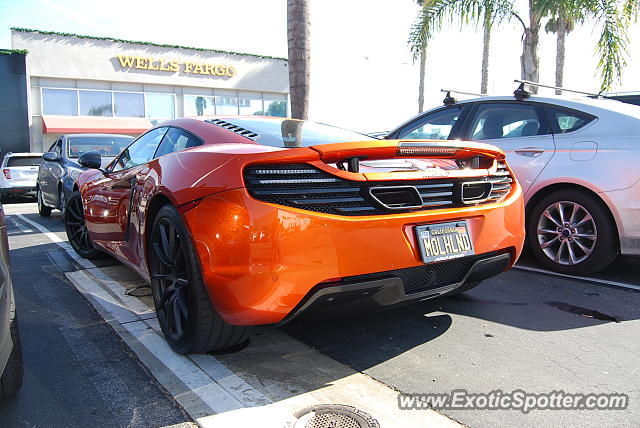 Mclaren MP4-12C spotted in Malibu, California