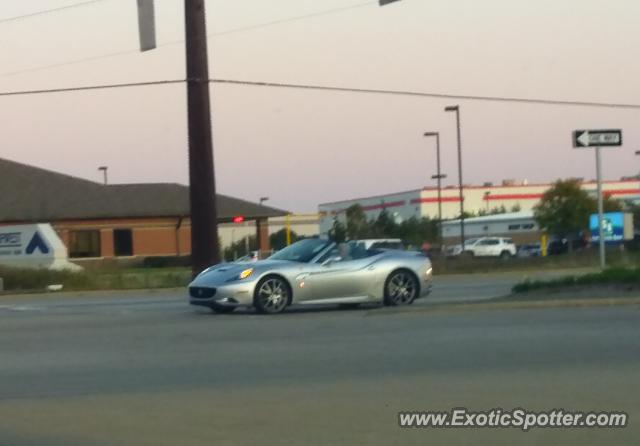Ferrari California spotted in Plainfield, Indiana