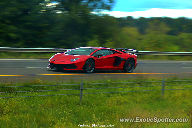 Lamborghini Aventador spotted in Ashland, Ohio