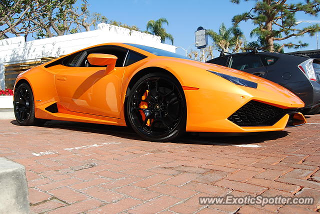 Lamborghini Huracan spotted in Malibu, California