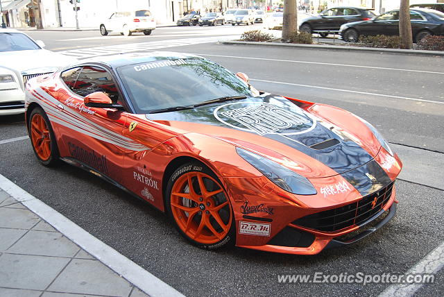 Ferrari F12 spotted in Beverly Hills, California