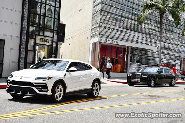 Lamborghini Urus spotted in Beverly Hills, California