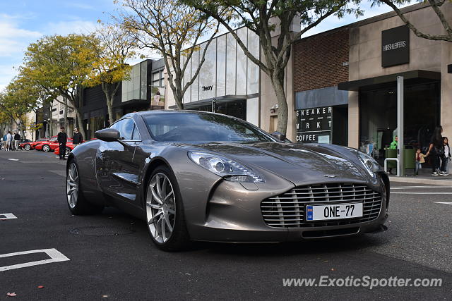 Aston Martin One-77 spotted in Manhasset, New York