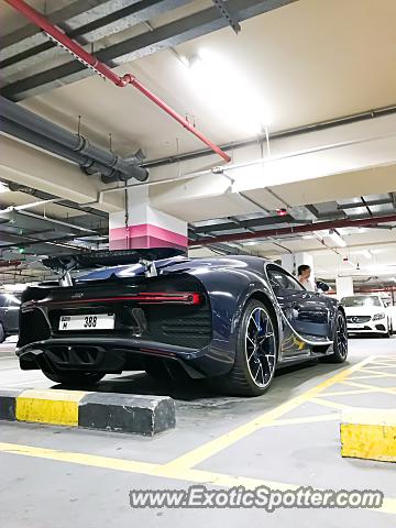Bugatti Chiron spotted in Dubai, United Arab Emirates