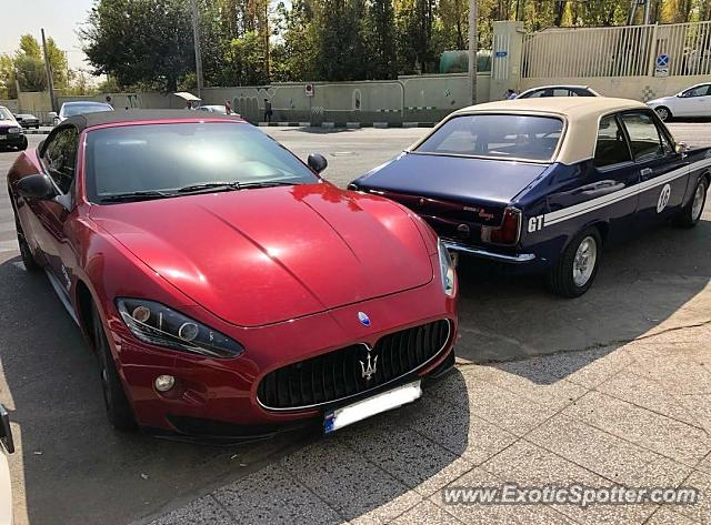 Maserati GranCabrio spotted in Tehran, Iran