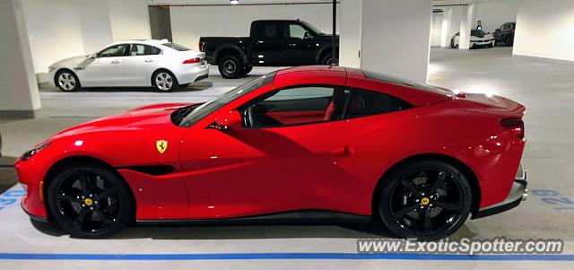 Ferrari Portofino spotted in San Diego, California