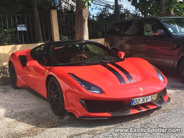Ferrari 488 GTB spotted in Cascais, Portugal