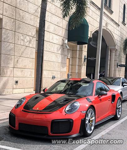 Porsche 911 GT2 spotted in Miami, Florida