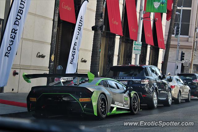Lamborghini Huracan spotted in Beverly Hills, California