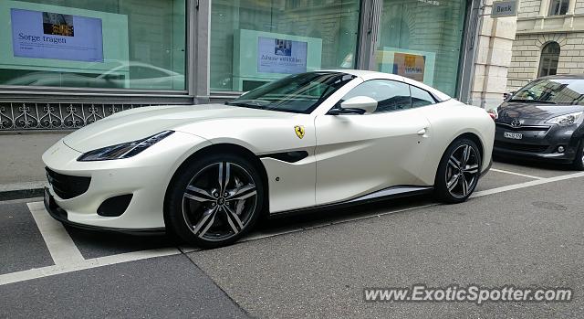 Ferrari Portofino spotted in Zurich, Switzerland